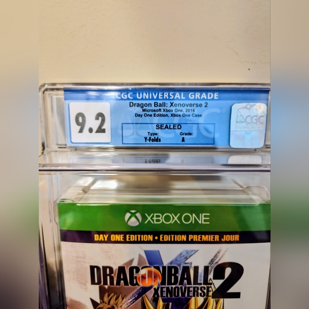 Graded Dragonball Z Xenoverse 2 -(Microsoft Xbox One) CGC sealed graded 9.2/A - Picture 2 of 5